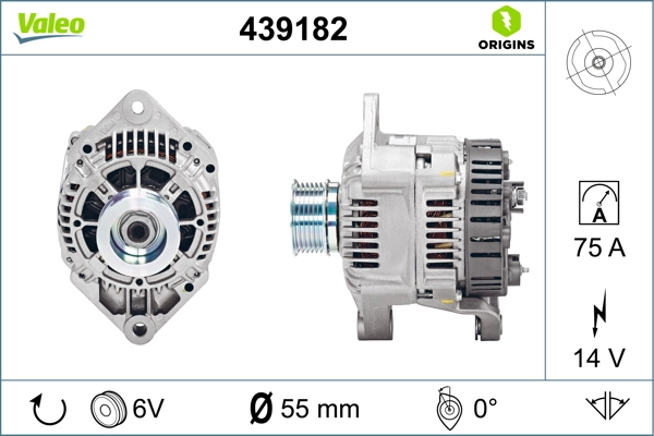 Купити 439182 VALEO Генератор