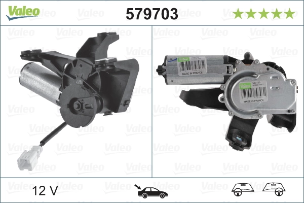 Склоочисник дверей задка VALEO 579703 ціна, від 147.70 USD