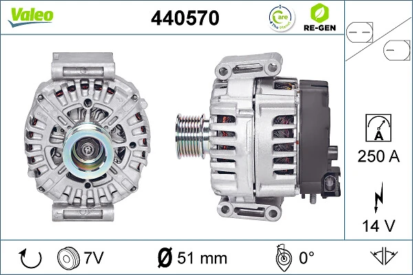 Купити A000906082280 Mercedes Генератор