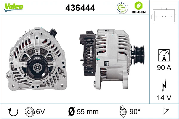 Купити 436444 VALEO Генератор