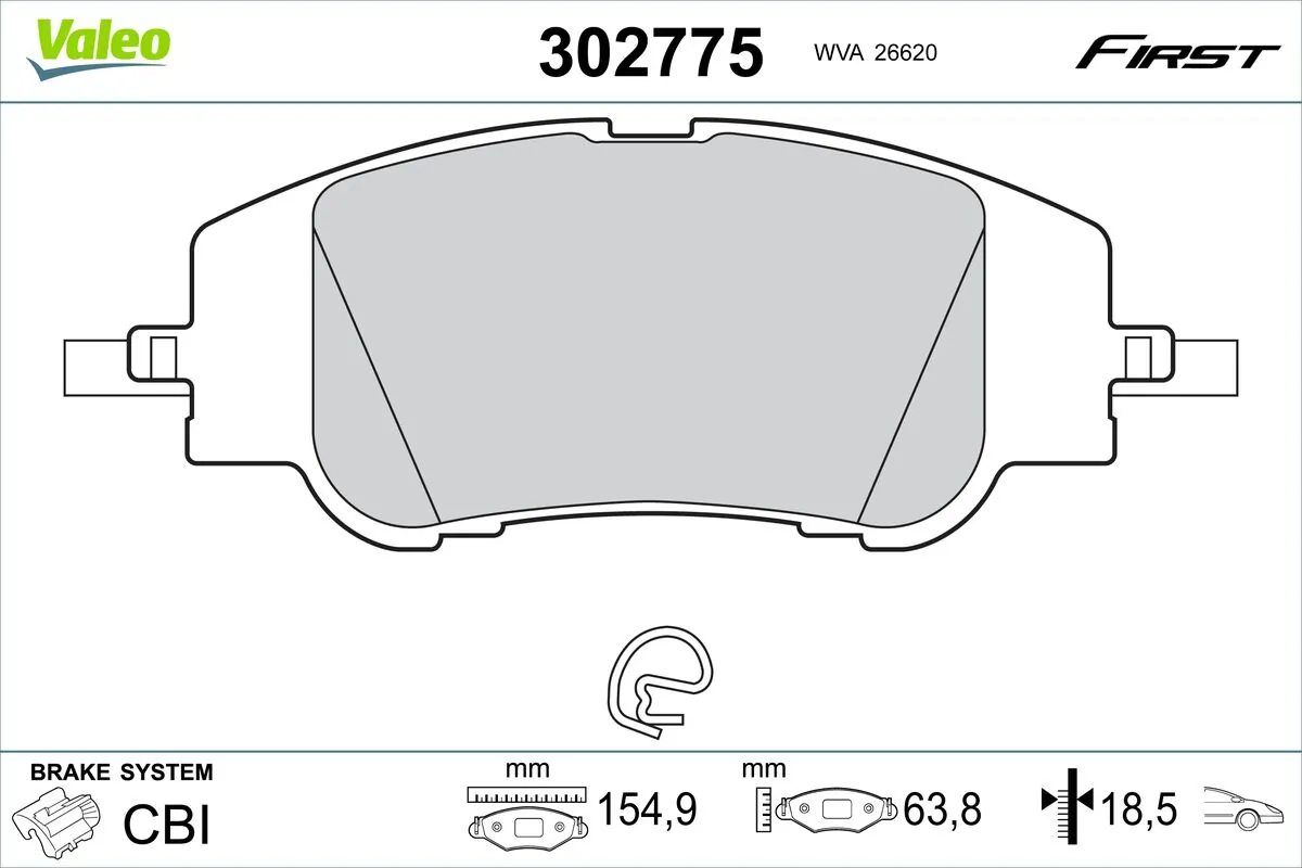 Купити 1681371180 Opel Колодки гальмівні передні, дискові
