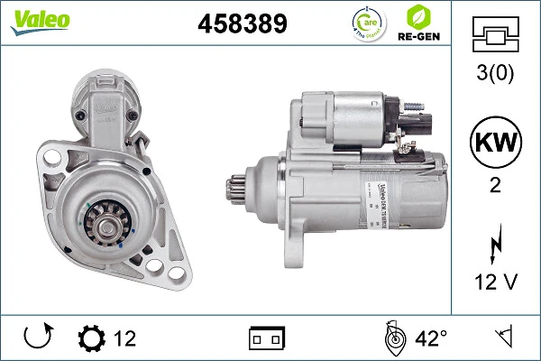 Купити 458389 VALEO Стартер