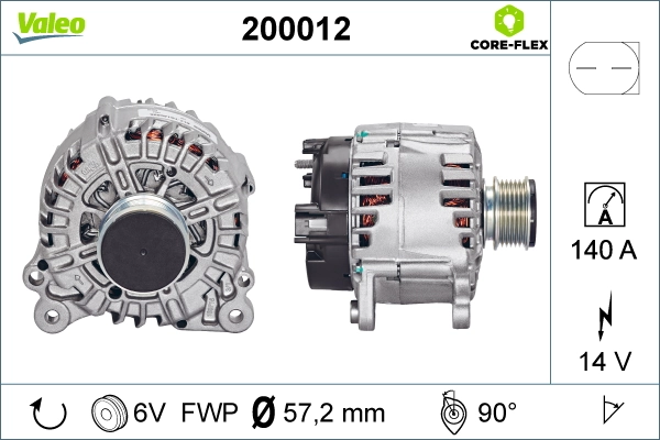 Купити 200012 VALEO Генератор