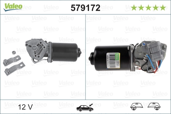 Двигун склоочисника лобового скла (трапеції) 6007SWP2 Polcar