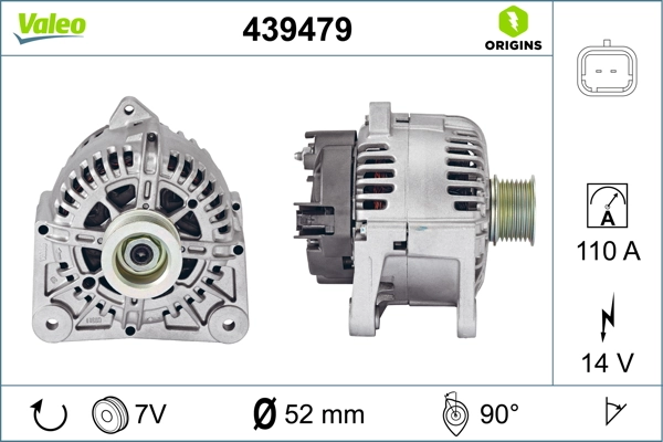 Купити 439479 VALEO Генератор