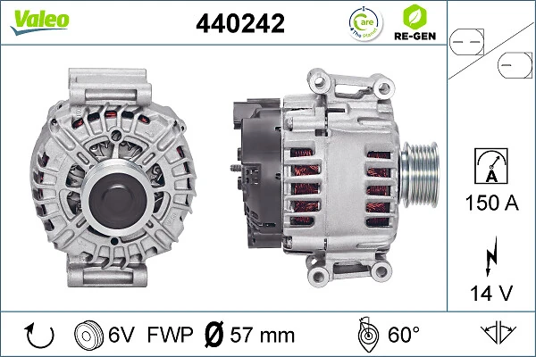 Купити 440242 VALEO Генератор