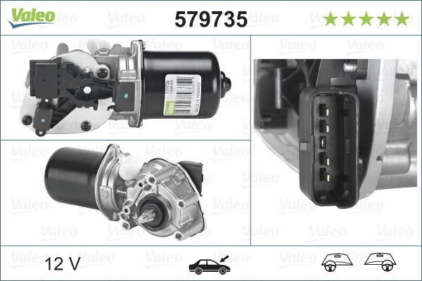 Купити 579735 VALEO Мотор трапеції склоочисника