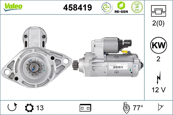 Купити 458419 VALEO Стартер