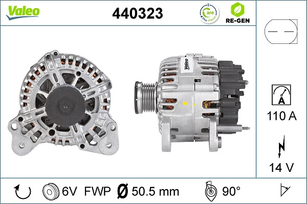 Купити 440323 VALEO Генератор