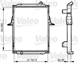5010315737 Renault (RVI) Радіатор охолодження двигуна