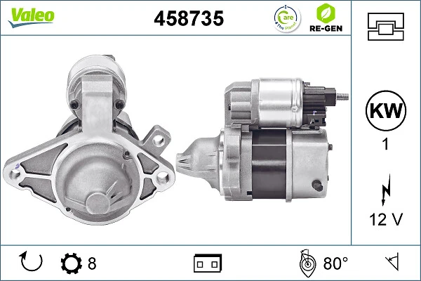 Купити 458735 VALEO Стартер