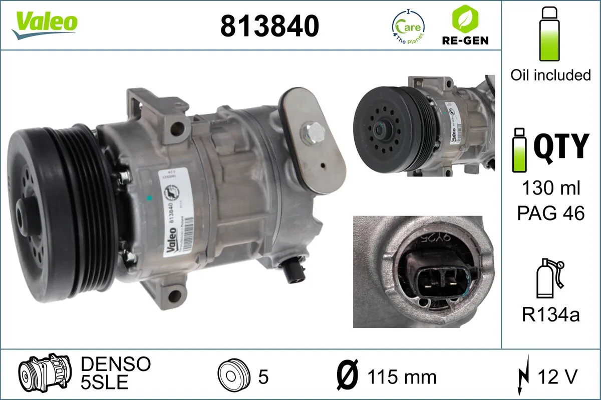ACP52000S Mahle Original Компресор холодоагенту
