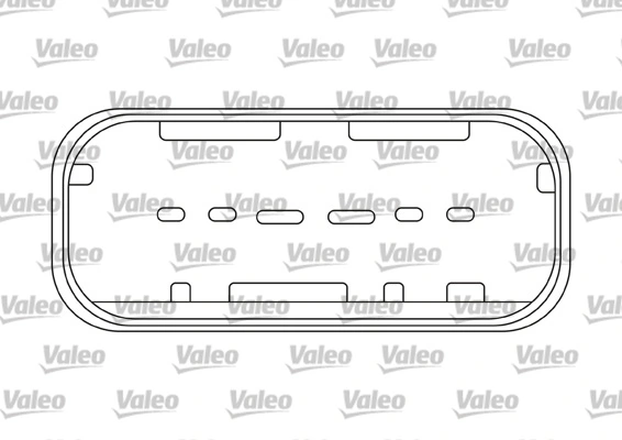 851921 VALEO Склопідйомник задніх правих дверей