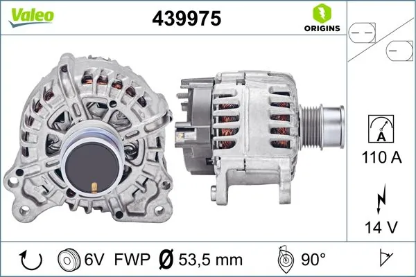 Купити 439975 VALEO Генератор