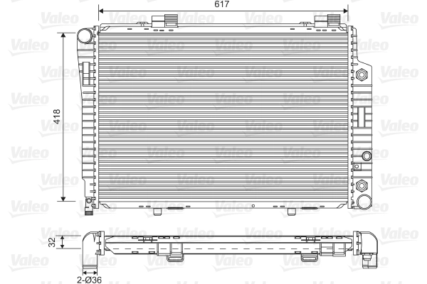 Купити Радіатор Mercedes C  W202