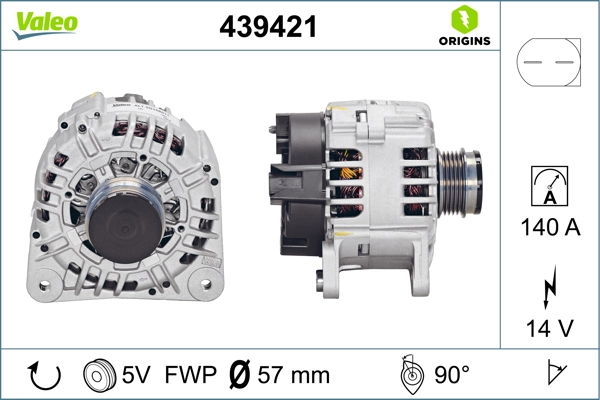 Купити 439421 VALEO Генератор