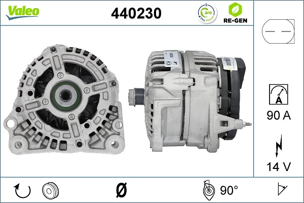 Купити 440230 VALEO Генератор