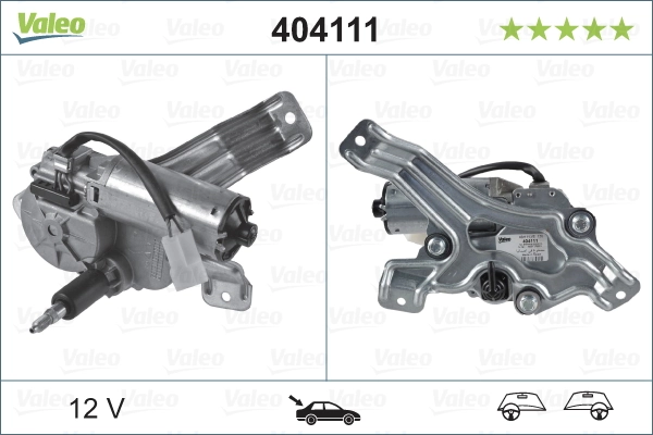 Склоочисник дверей задка VALEO 404111 ціна, від 202.14 USD