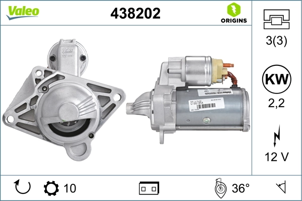 Купити 438202 VALEO Стартер