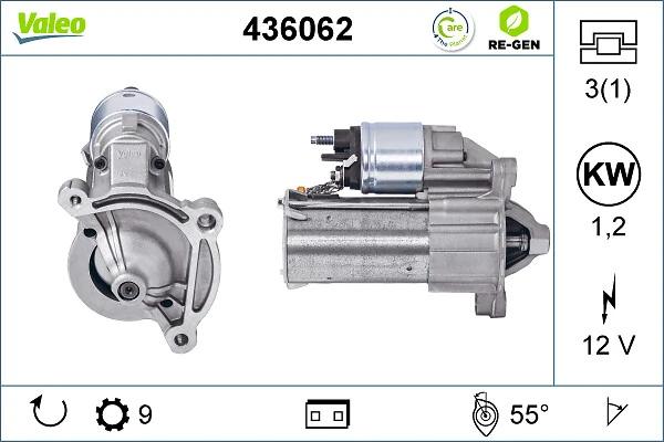 Купити 436062 VALEO Стартер