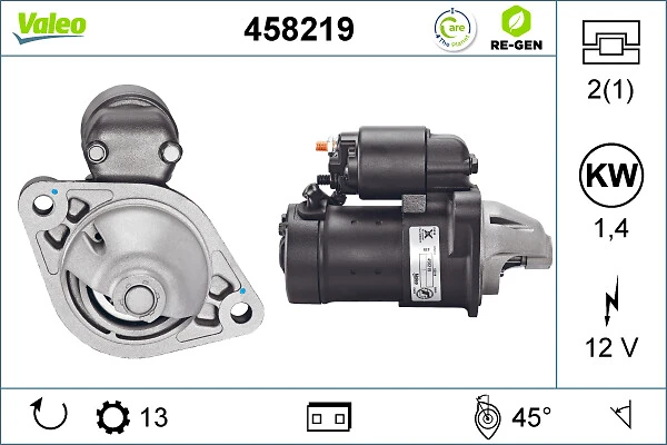 Купити 458219 VALEO Стартер