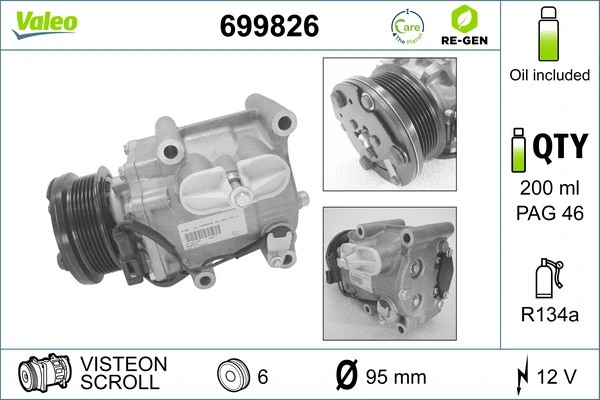 Купити Компресор кондиціонера Ford Connect  TC7