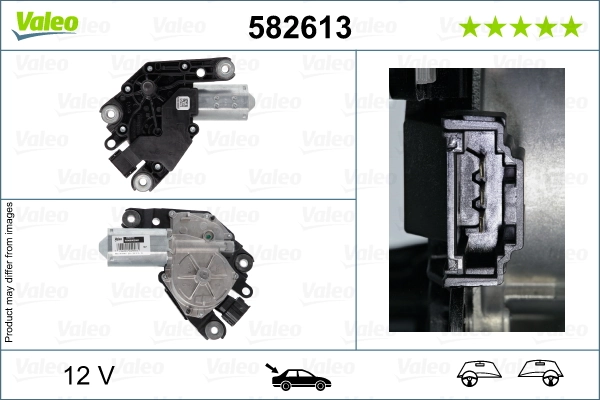 Моторчик заднього склоочисника 582613 VALEO