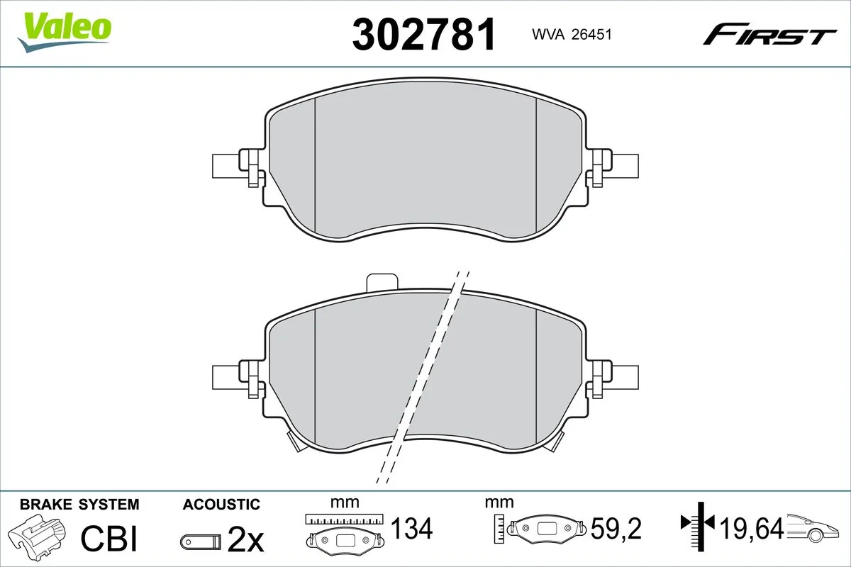 Передні тормозні колодки 77368941 Fiat/Alfa/Lancia