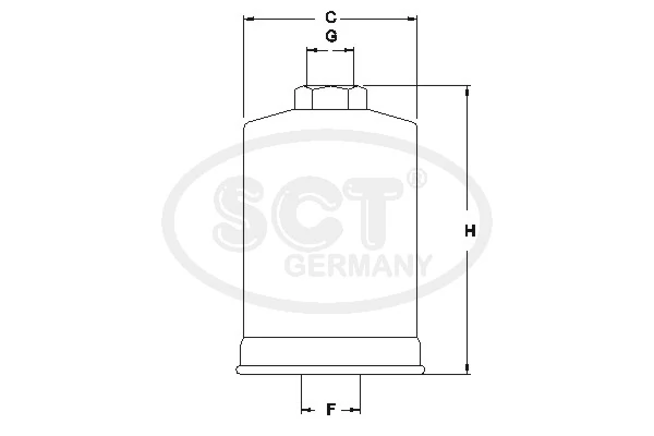 Фільтр тонкого очищення палива SCT ST320 ціна, від 11.47 USD