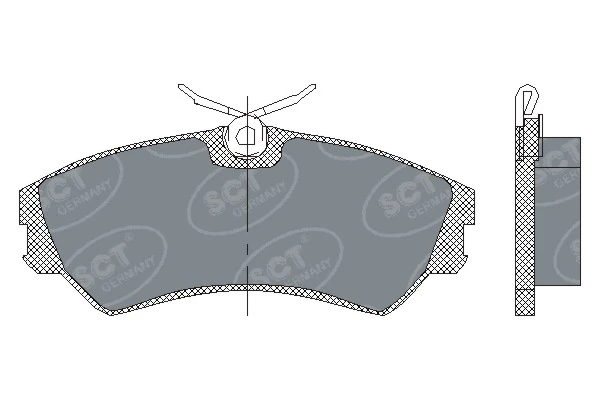Передні тормозні колодки BP000668 Sfec