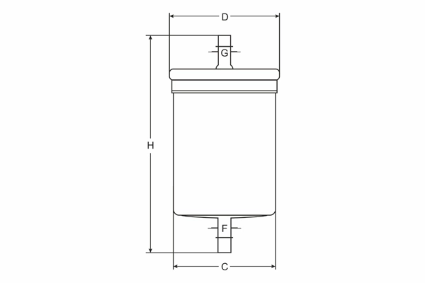 Фільтр тонкого очищення палива SCT ST352 ціна, від 3.95 USD