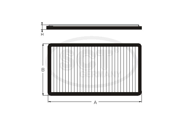 Купити SA1140 SCT Фільтр салону вугільний