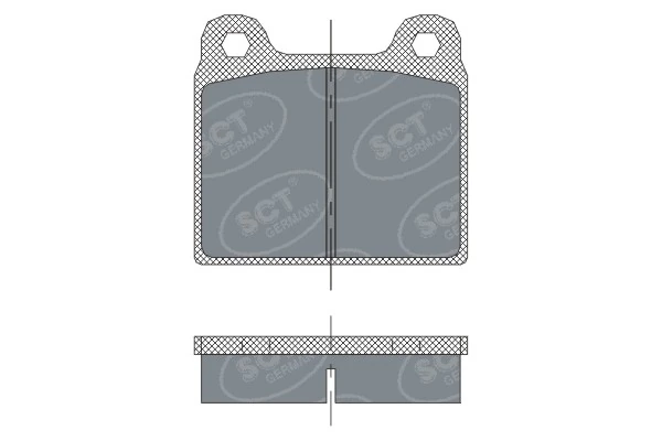 A001420772064 Mercedes Передні гальмівні колодки