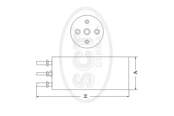  Паливний фільтр Volkswagen Transporter 
