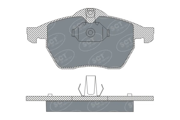 Тормозні колодки General Motors 9198688
