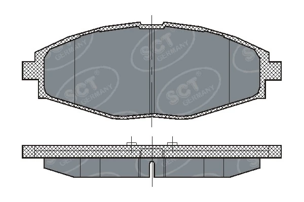 Передні тормозні колодки CK1007 Toko cars