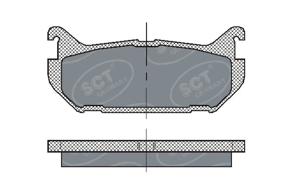 Задні гальмівні колодки 6656 Maxgear