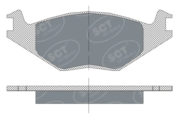 SP114PR SCT Передні гальмівні колодки