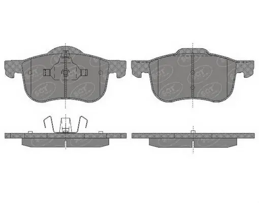 Купити Передні тормозні колодки Volvo S80 I TS, TH, KV