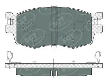 Купити KBPK031 Koreastar Колодки гальмівні передні, дискові