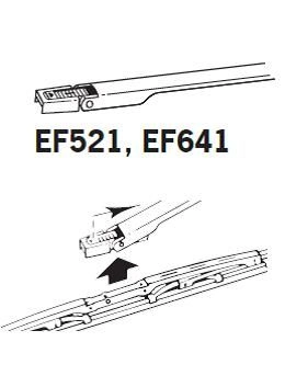 EF641 Trico Щітка двірника ліва