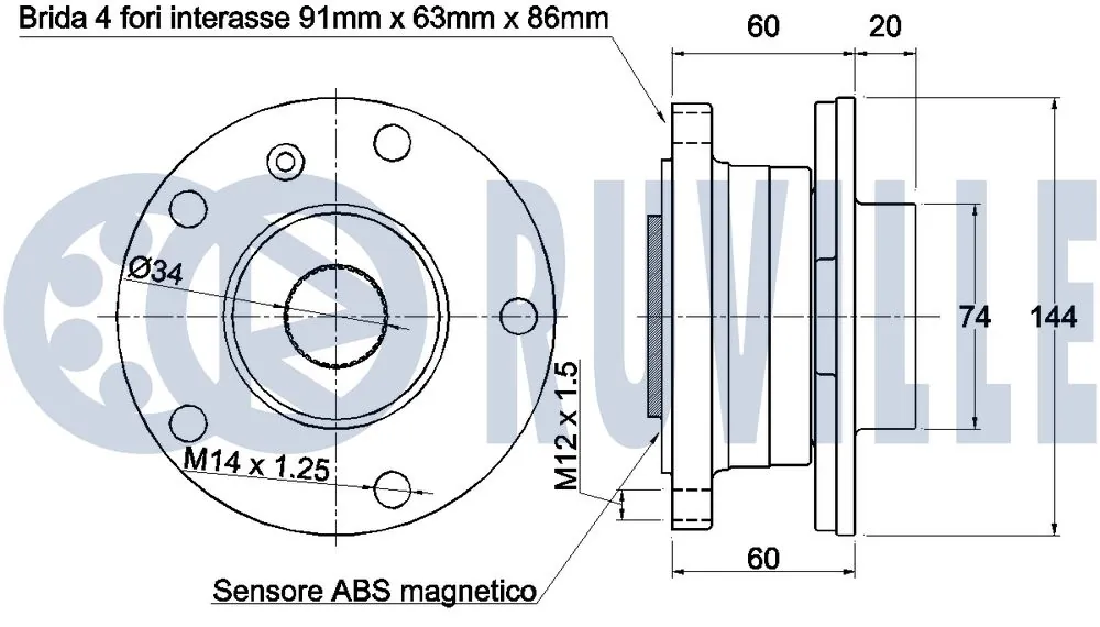 31226867809 BMW Маточина (передня)