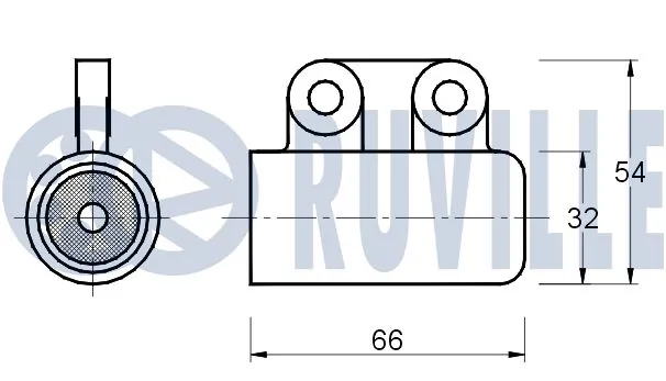 541275 Ruville Натягувач ременя ГРМ