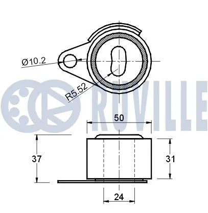 540078 Ruville Натягувач ременя ГРМ