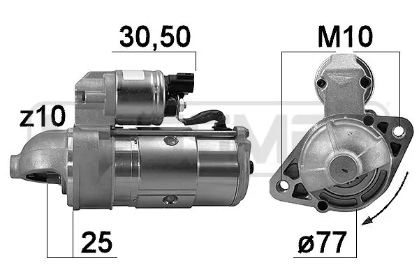 Стартер KAP Z09STRRE00719 ціна, від 116.72 USD