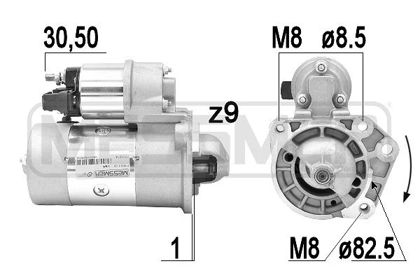 526215 Hart Стартер двигуна