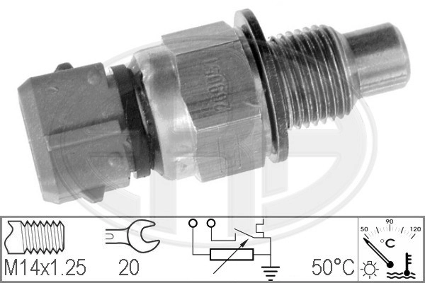 Купити 9625202480 Renault (RVI) Датчик температури охолоджуючої рідини