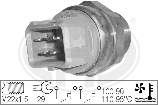 Датчик температури радіатора DP Group EP5811 ціна, від 13.90 USD