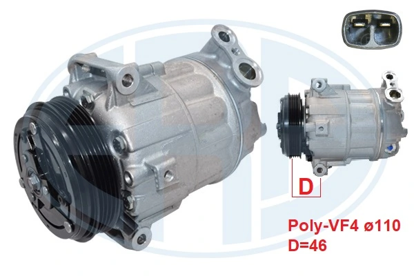 Компресор кондиціонера 71796982 Fiat/Alfa/Lancia