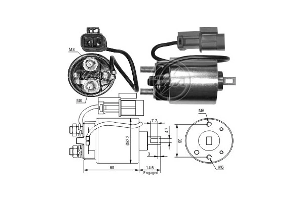 Втягуюче стартера AS/Auto Storm SS2035ZM